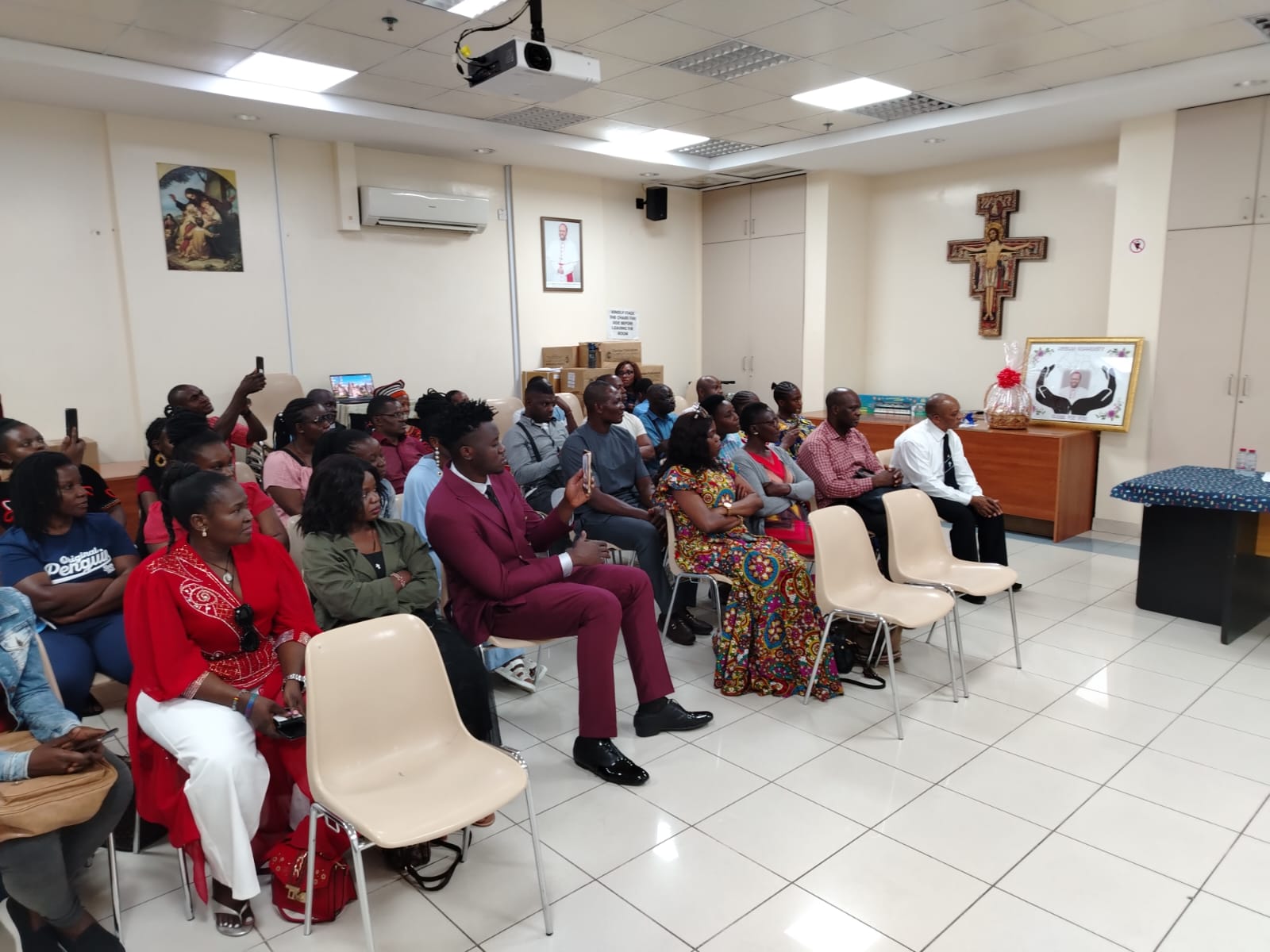 Interactive session with the Bishop