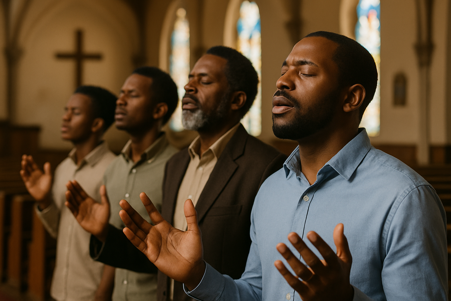 Men Praying