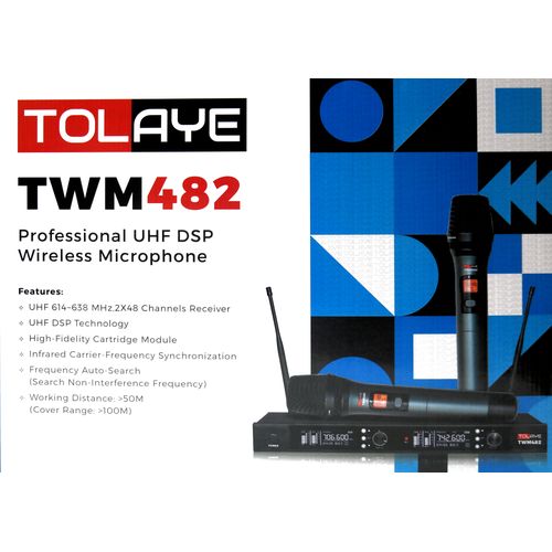 4.	Tolaye twm 482 microphone two channels 